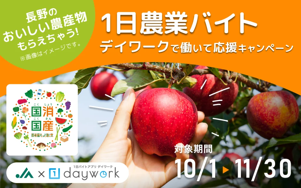 dayworkキャンペーンんのFV